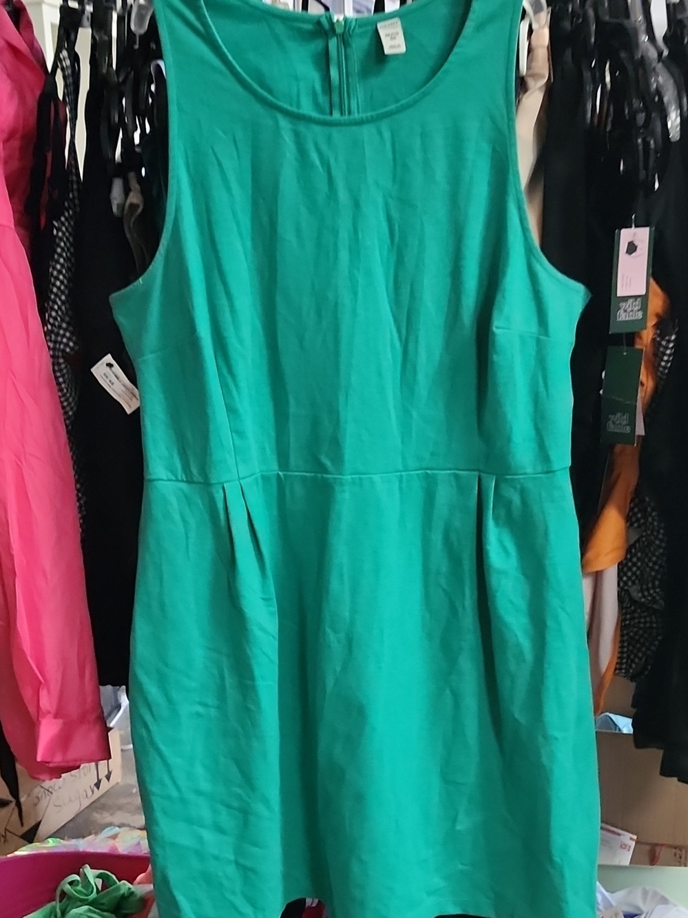 Old Navy Emerald Sleeveless Mini Dress